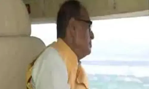 Union Minister Shivraj Singh Chouhan Inspects Flood-Affected Areas in Vijayawada