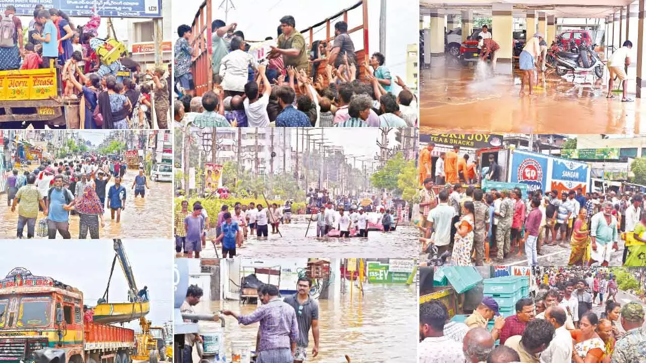 Flood recedes in 80% colonies in Vijayawada