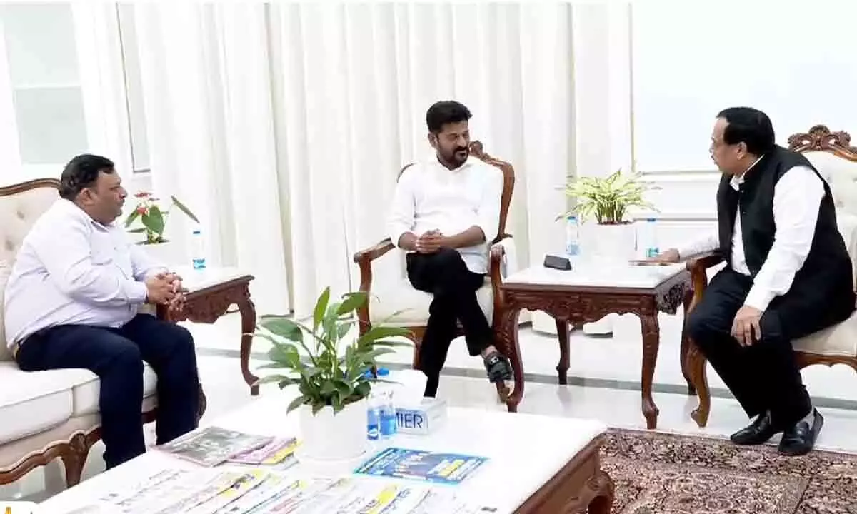 BHEL CMD K. Sadasivamurthy Meets CM Revanth Reddy to Discuss Ongoing Projects