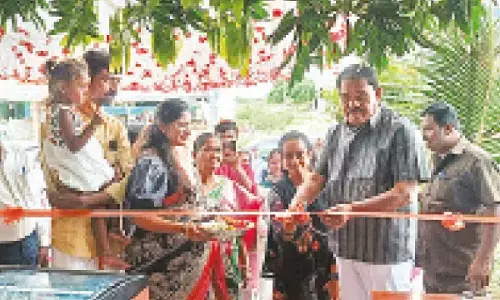 MLA Palle Sindhura Reddy inaugurates Gayatri Milk Dairy