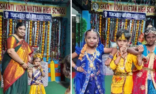 Shanti Vidyanikethan High School Celebrates Krishna Ashtami and Teacher’s Day