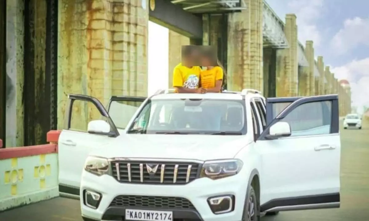 Pre-wedding photo shoot at Tungabhadra Reservoir sparks row