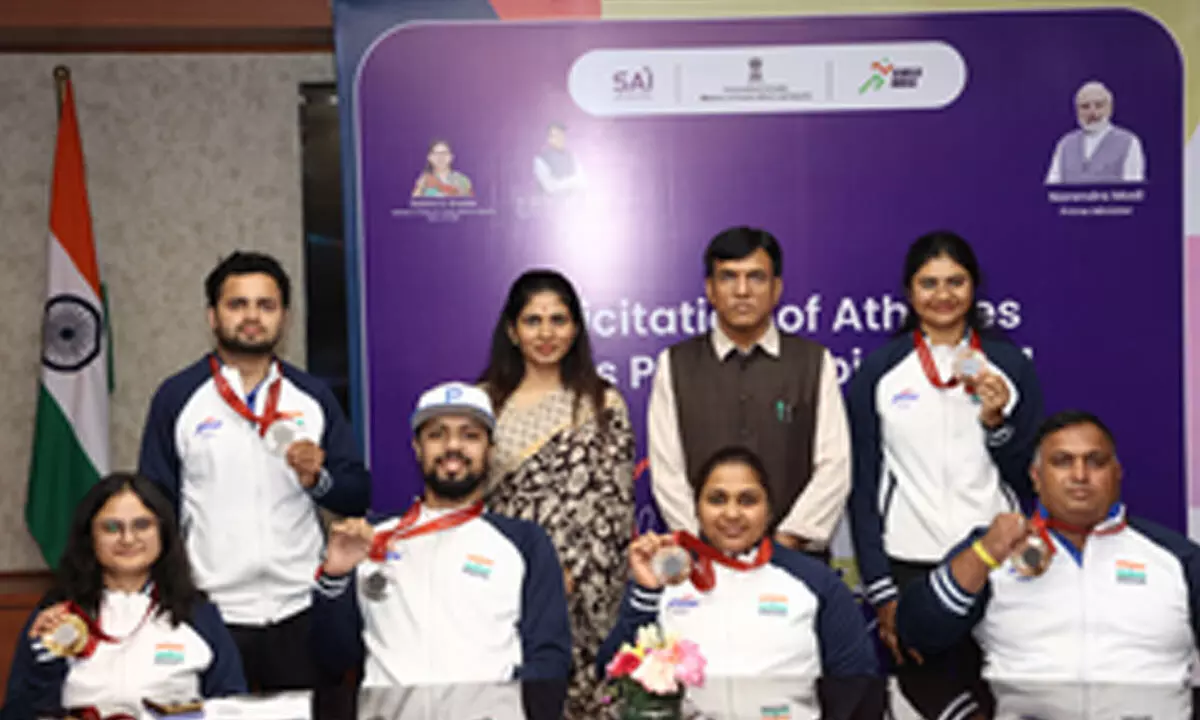 Sports Minister facilitates Paralympics medallists, says contingent is ‘bringing pride’ to India