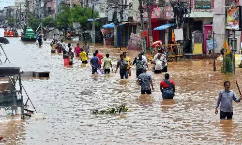 Budameru floodwater enters colonies in Singh Nagar again