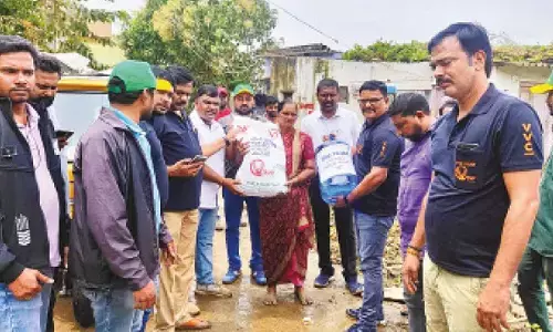The VVC Trust extends services to flood victims in Khammam district