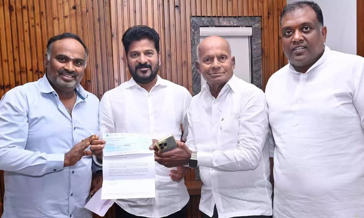 KNR Constructions Donates Rs 2 Crore to Telangana CM Relief Fund for Flood Victims