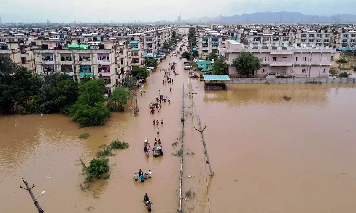 Floodwaters continues to recede in Vijayawada, Relief Efforts Intensify