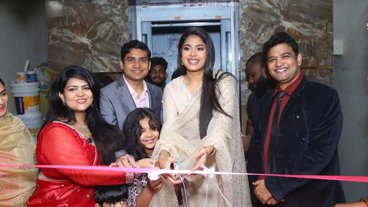 Actress Faria Abdullah inaugurates new extension of Hira Fertility Center in Tolichowki