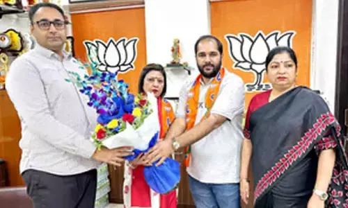 Gurugram: Former MLA’s wife & son join BJP ahead of Haryana polls