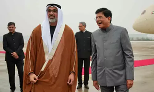 Crown Prince of Abu Dhabi arrives, to meet PM Modi on Monday