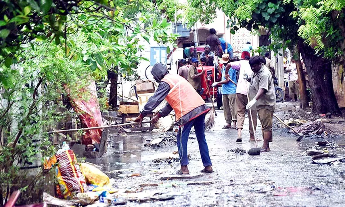 A sea of sorrow engulfs victims as flood recedes