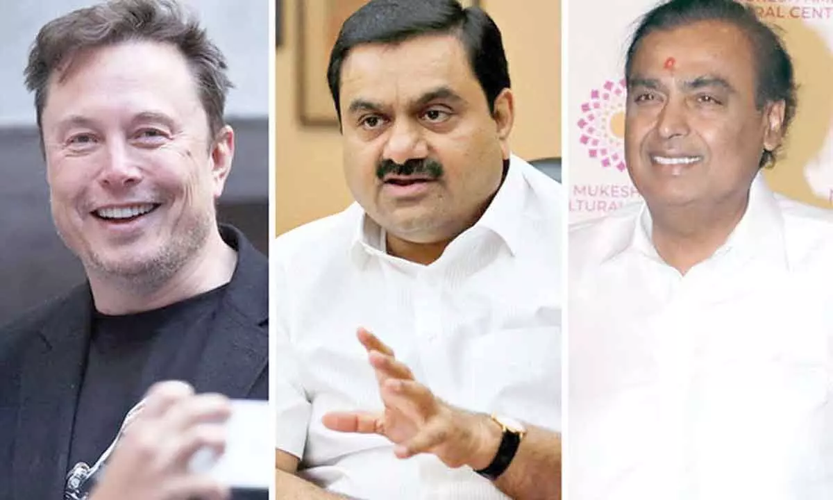 Musk eyes 1st trillionaire by 2027, Adani 2028, Ambani 2033