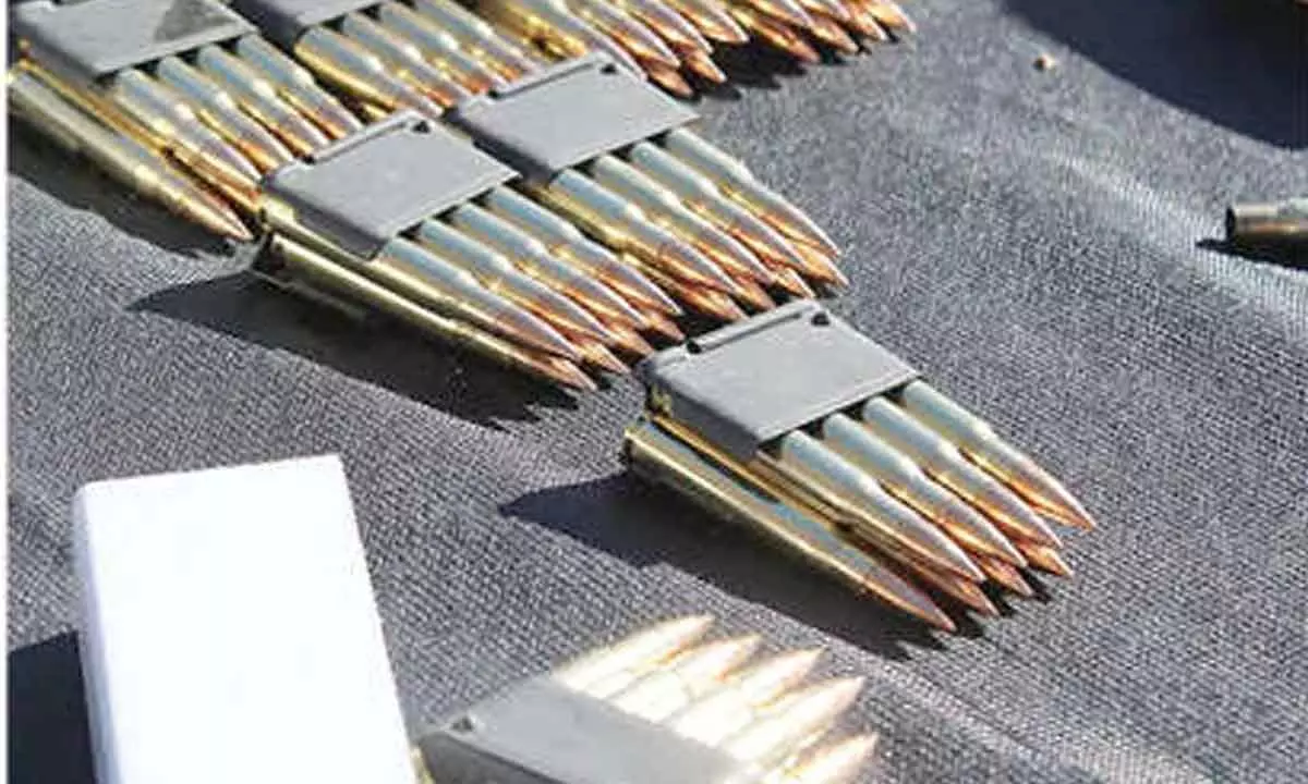 500 sniper rifle bullets seized during traffic check