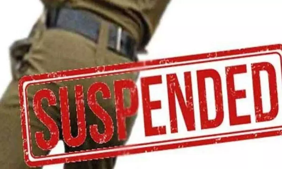 Two cops suspended