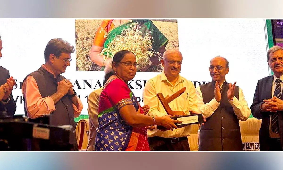 KVK Yagantipalli gets ‘Outlook Agritech Summit & Award’