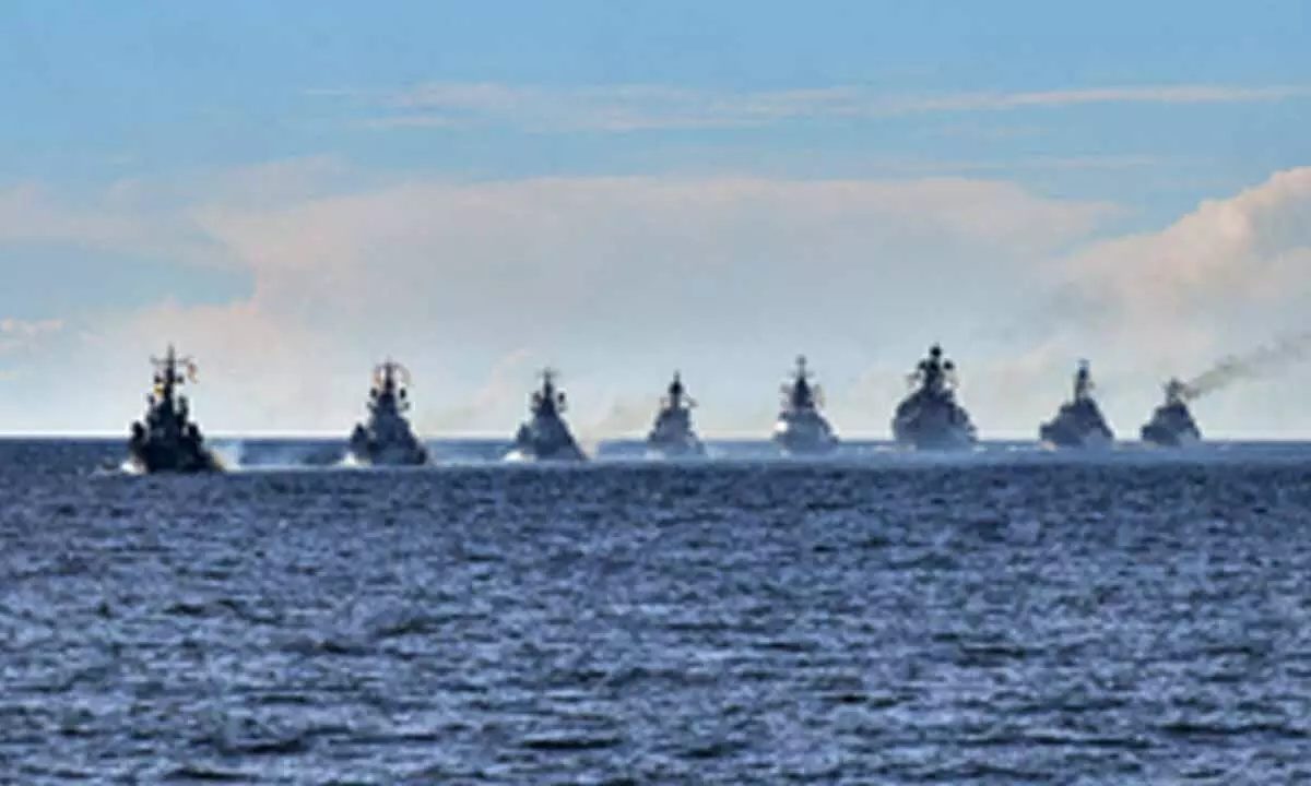 Russia launches biggest strategic naval drills in decades involving all five fleets