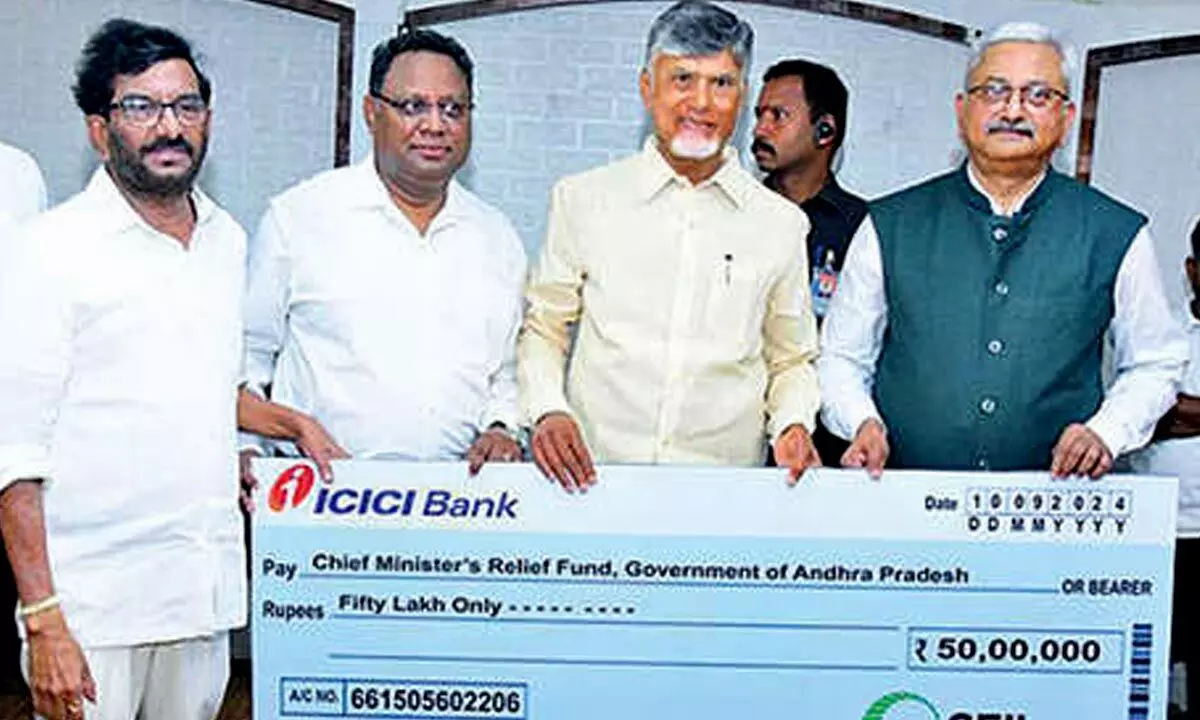 Donations pour in for Vijayawada flood victims