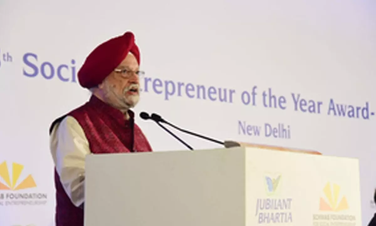 $8 bn market opportunity awaits India’s social enterprises by next year: Hardeep Puri