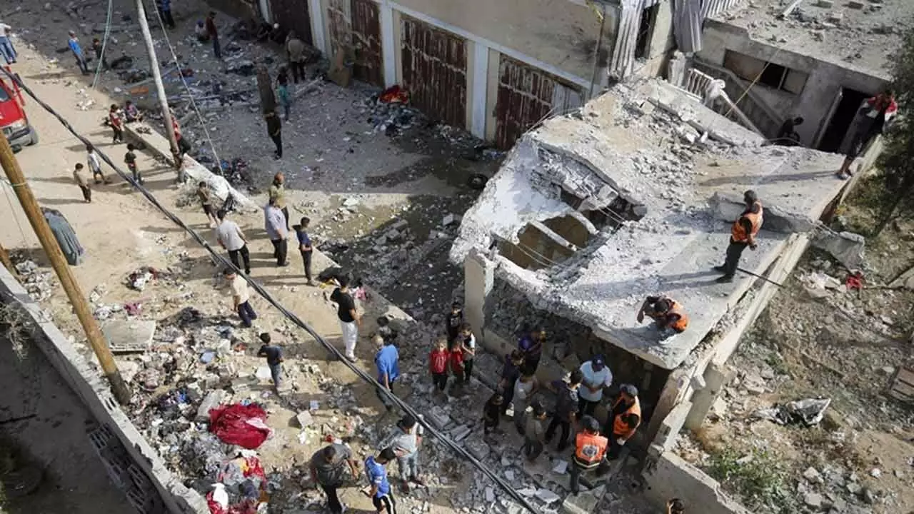 Nine Palestinians killed in Israeli airstrike on Gaza