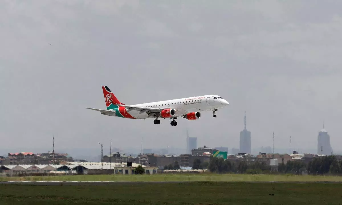 Flights grounded at Kenyas main airport as workers protest against Adani deal