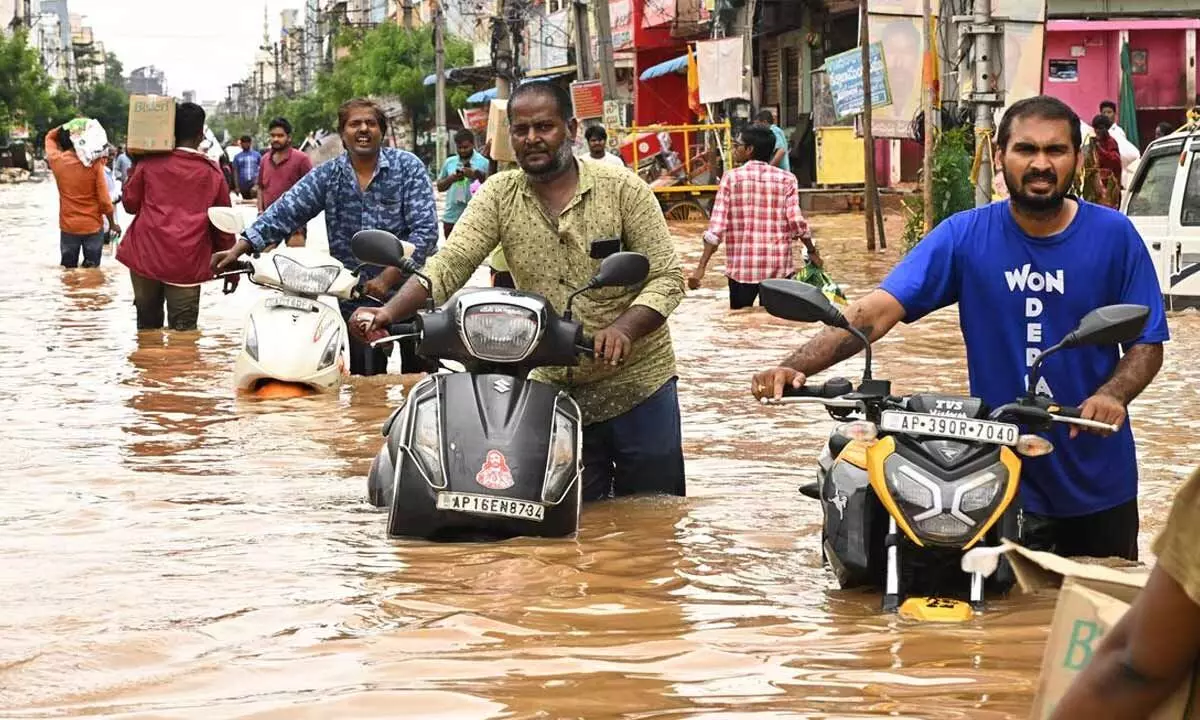 Central Team Assesses Flood Damage in AP, funds 7 districts affected