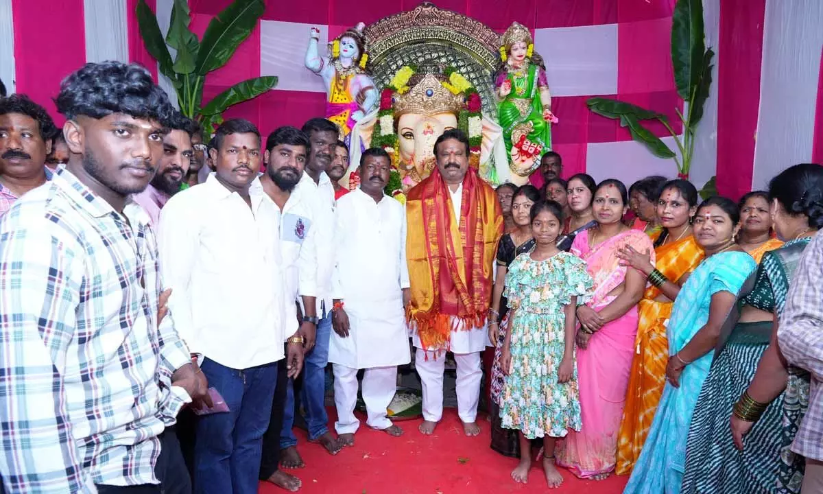 Secunderabad Cantonment MLA Sri Ganesh Ganesh mandapams in constituency