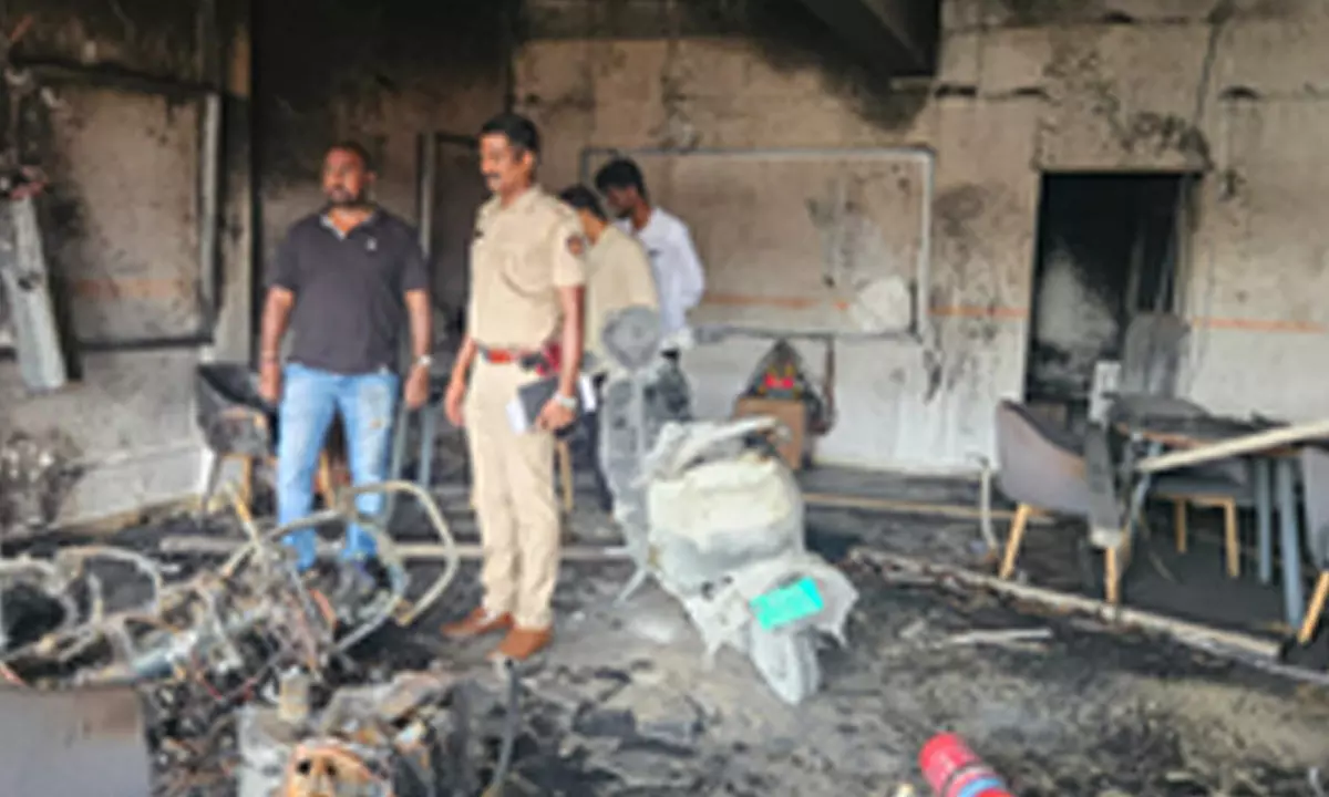 Aggrieved customer torches Ola bike showroom in Karnataka