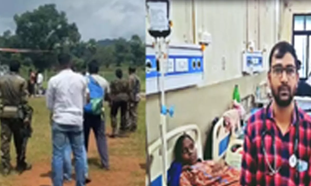 Humane gesture: Gadchiroli police airlift rare blood group in chopper to revive new mom