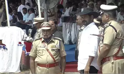 CM Revanth Reddy Attends Passing Out Parade of SI and ASI Cadets at State Police Academy