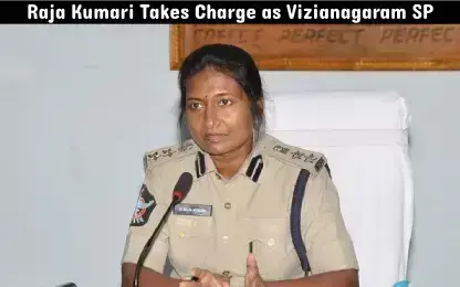 Raja Kumari Takes Charge as Vizianagaram SP