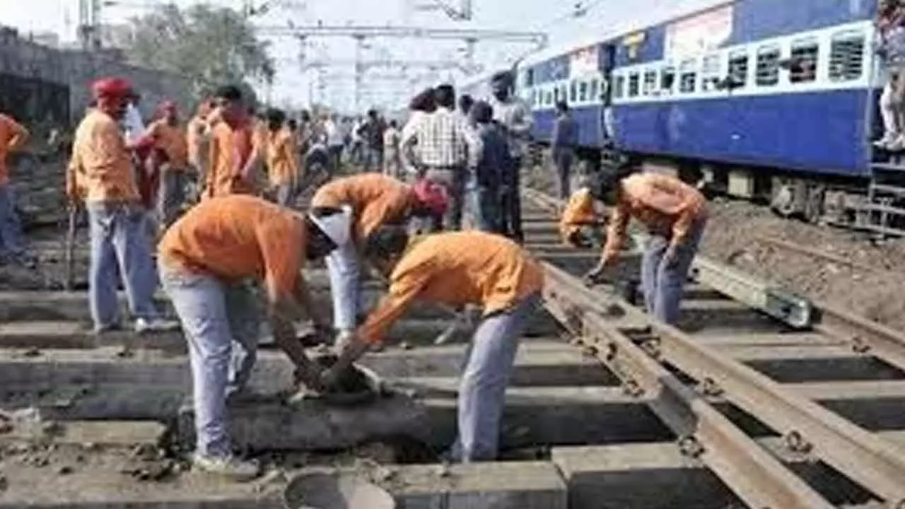 Remove loose parts from tracks to avoid misuse by miscreants