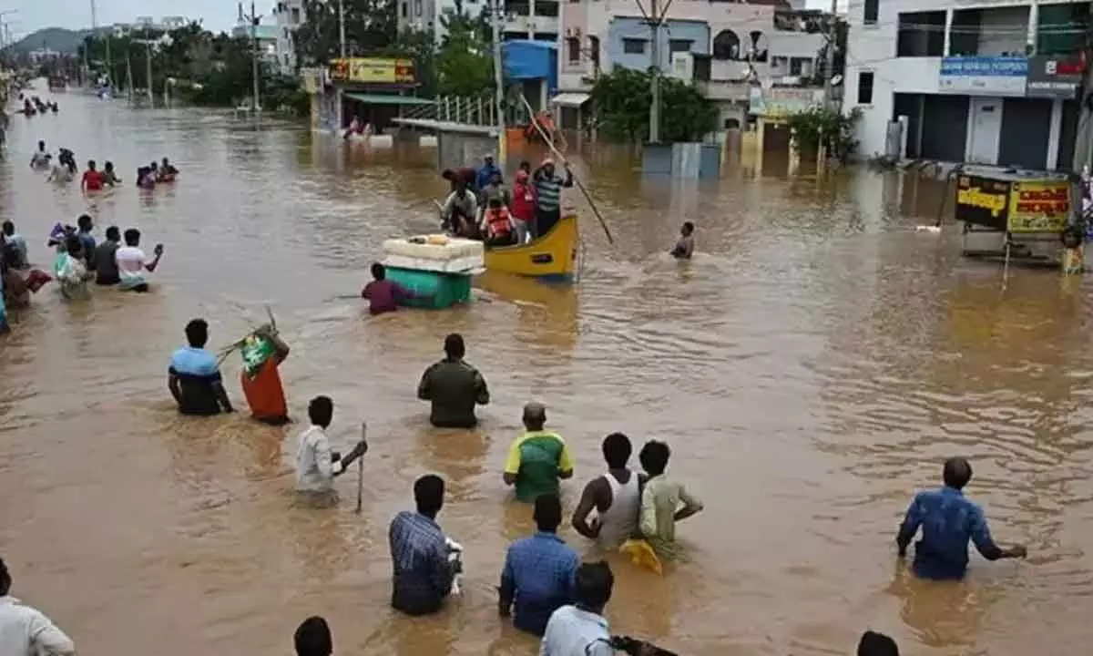 Central Team to inspect flood-hit areas for second day, to visit NTR and Guntur