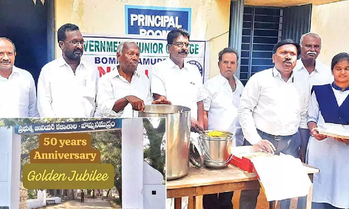 Bommasamudram Govt Jr College all set for golden jubilee fete