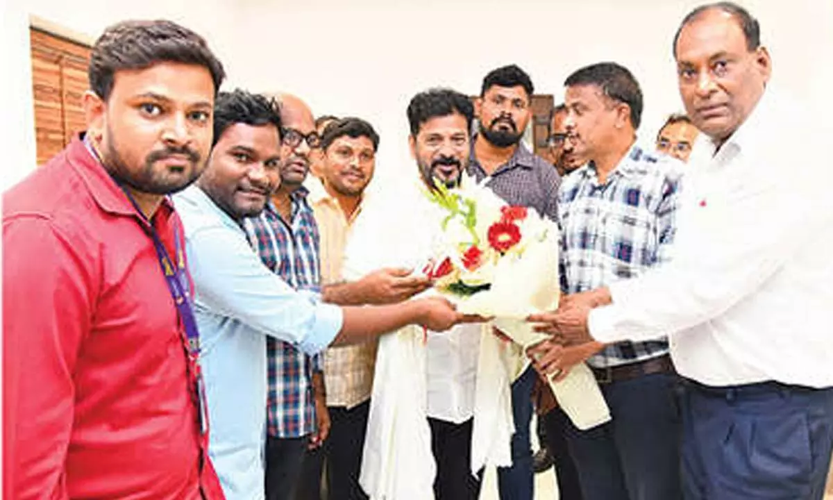 Delhi-based journalists from Telangana thanked Chief Minister A Revanth Reddy for his efforts to address key concerns of journalists such as housing, health cards, and accreditation for journalists, in New Delhi on Thursday