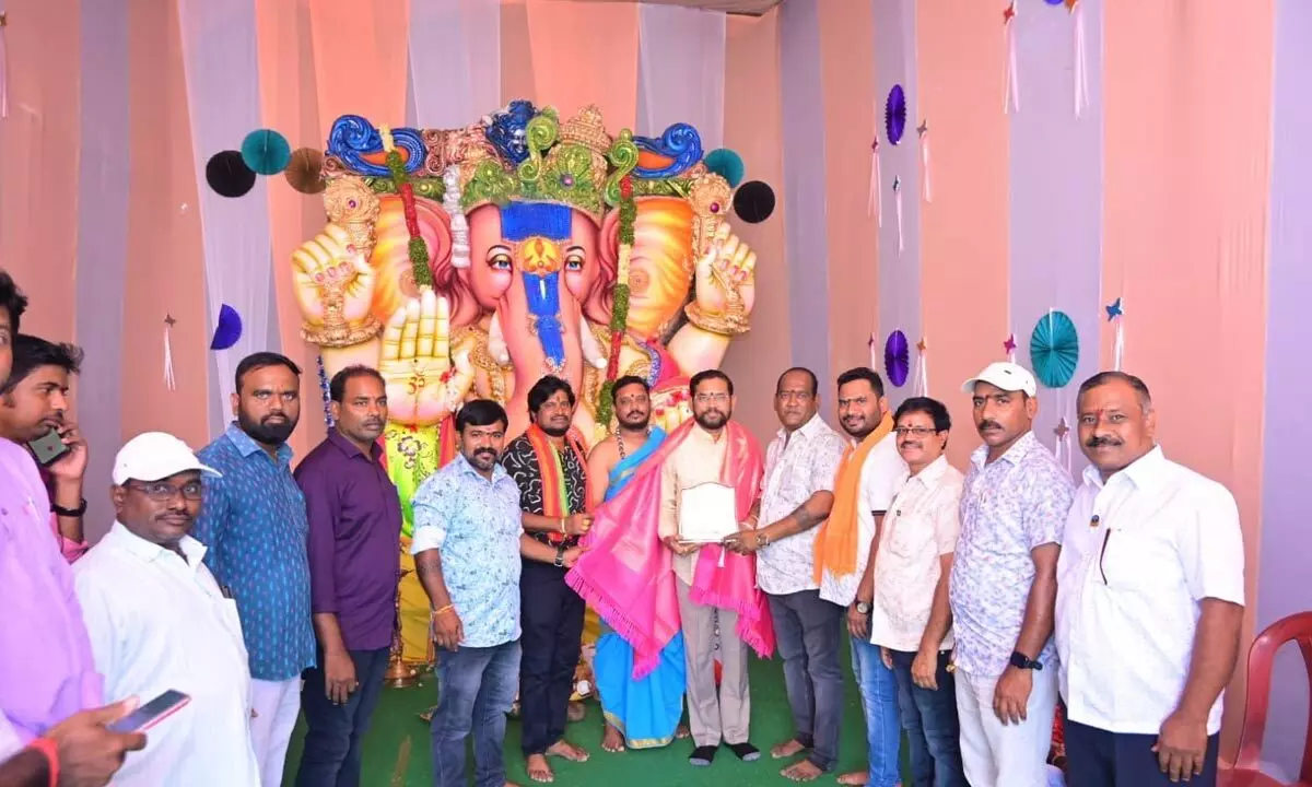 Grand Vinayaka Chaviti puja held