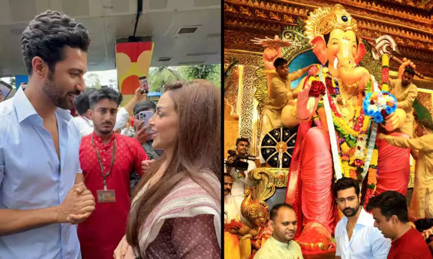 Vicky Kaushal Visits Lalbaugcha Raja Barefoot Ahead of ‘Chhaava’ Release