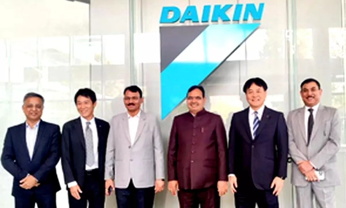 Rajasthan CM visits R&D Centre of Daikin in Japans Osaka