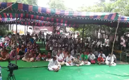 ISKCON Secunderabad Protests Against Land Acquisition by HMR