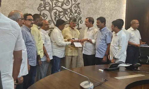 CREDAI-AP donates Rs 50L to CM Relief Fund