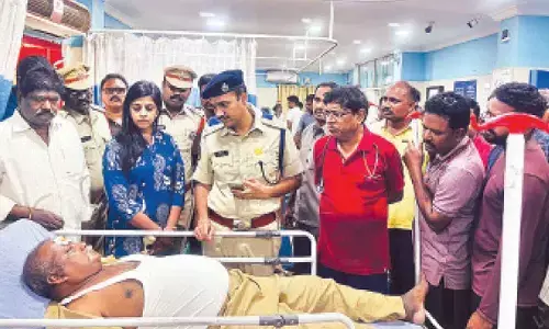 Narrow escape for minister as escort vehicle meets with accident