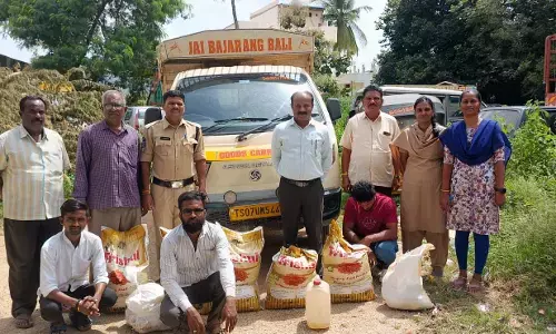 Excise Police Seized Large Quantity of Black Jaggery