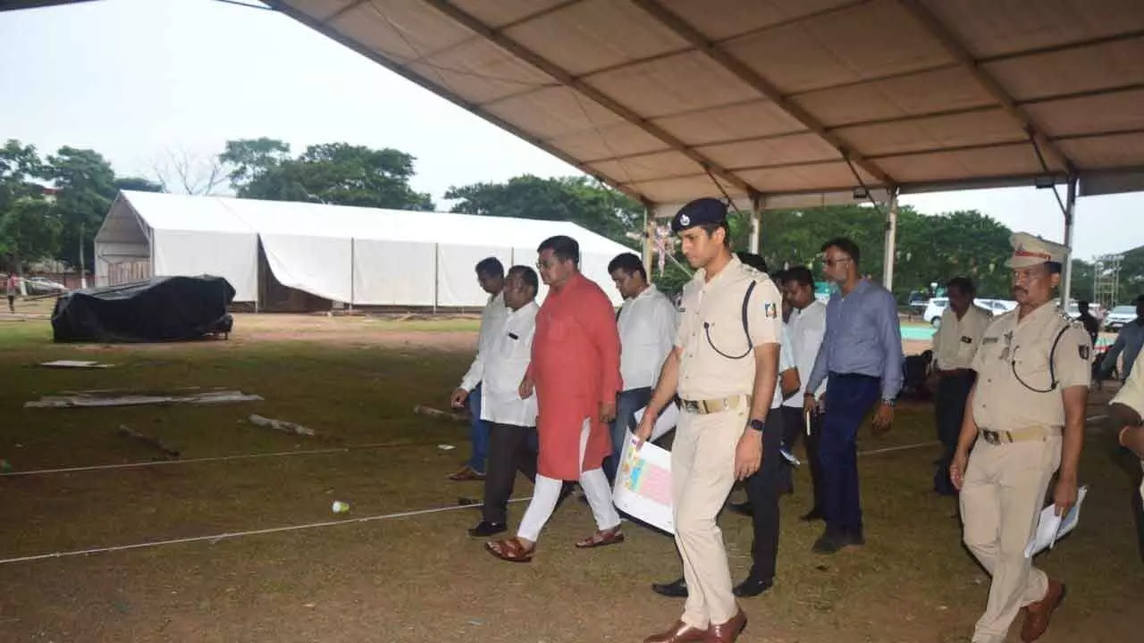 Police review security ahead of PM’s visit to Odisha