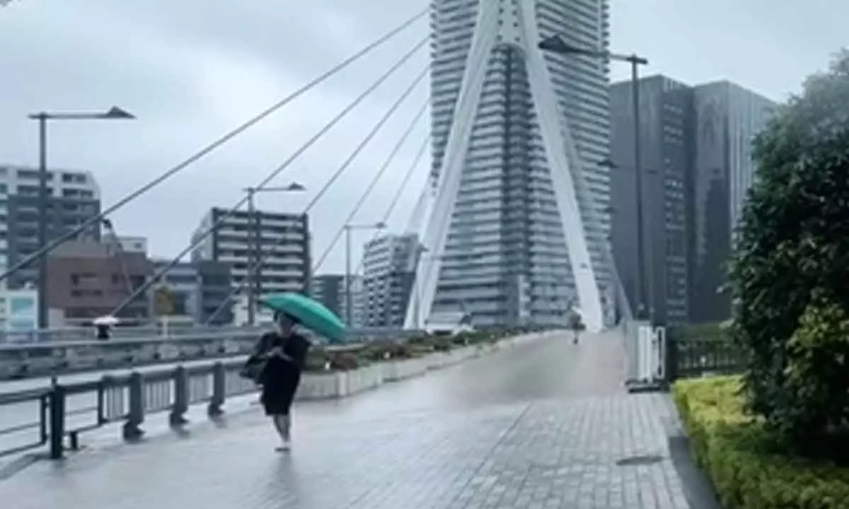 Typhoon Bebinca approaches Japans Amami Islands