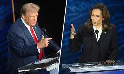 Trump says no more debate with Harris