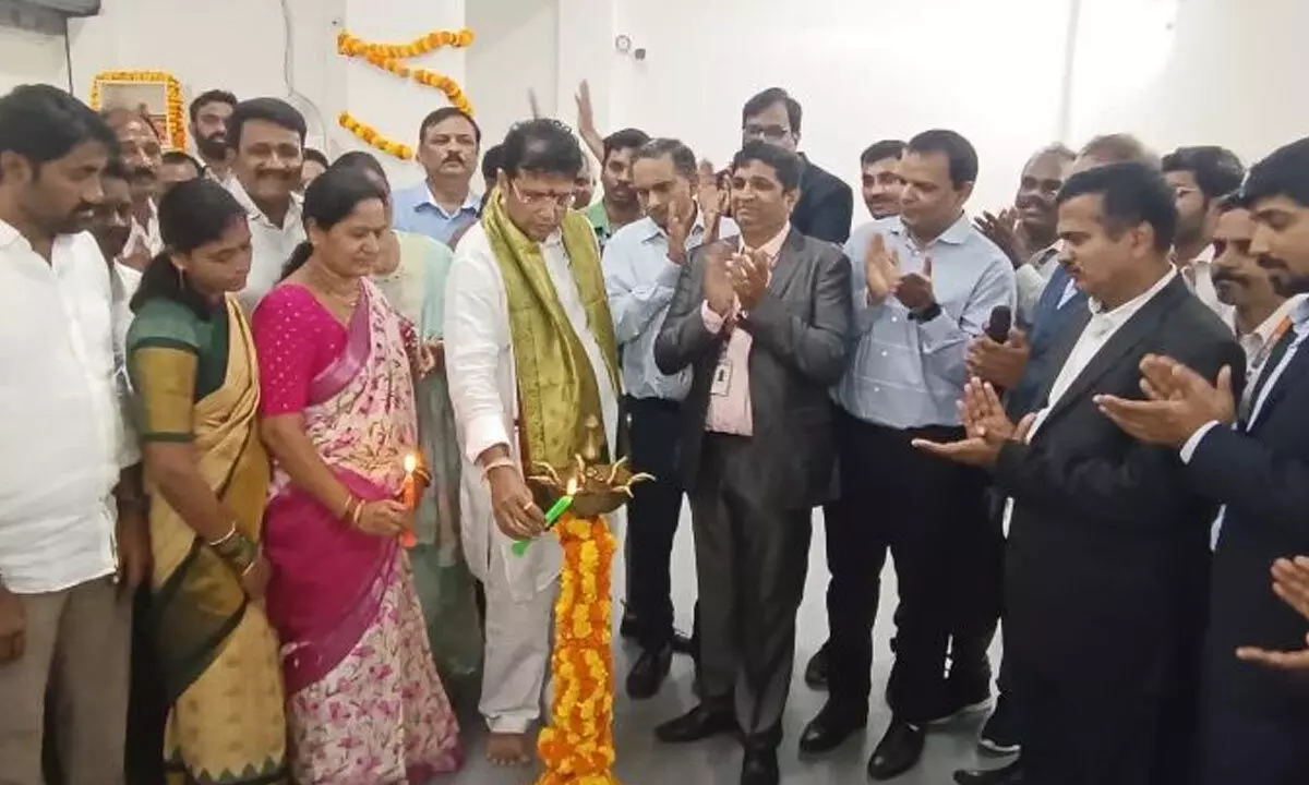 Sridhar Babu inaugurates Centillion Network in Manthani