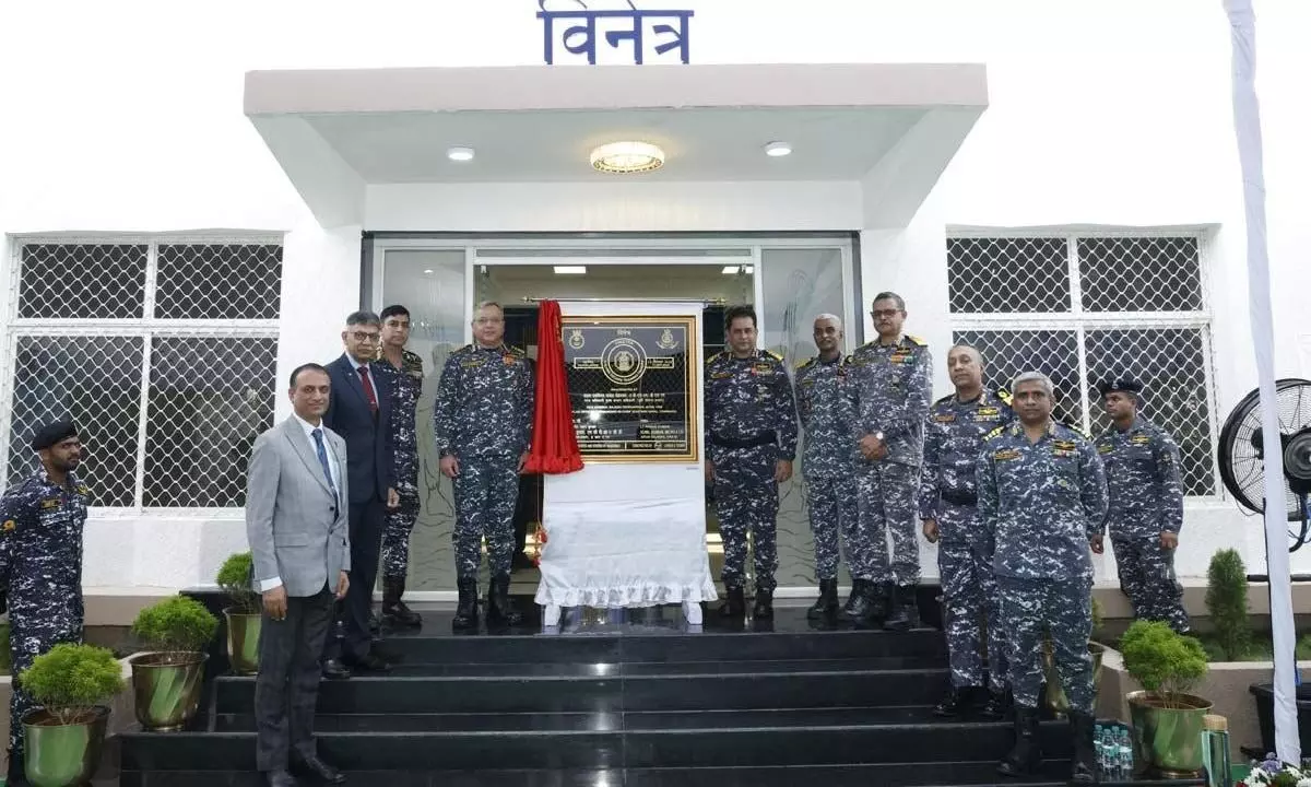 The Kalvari Submarine Escape Training Facility ‘Vinetra’ commissioned at INS Satavahana in Visakhapatnam