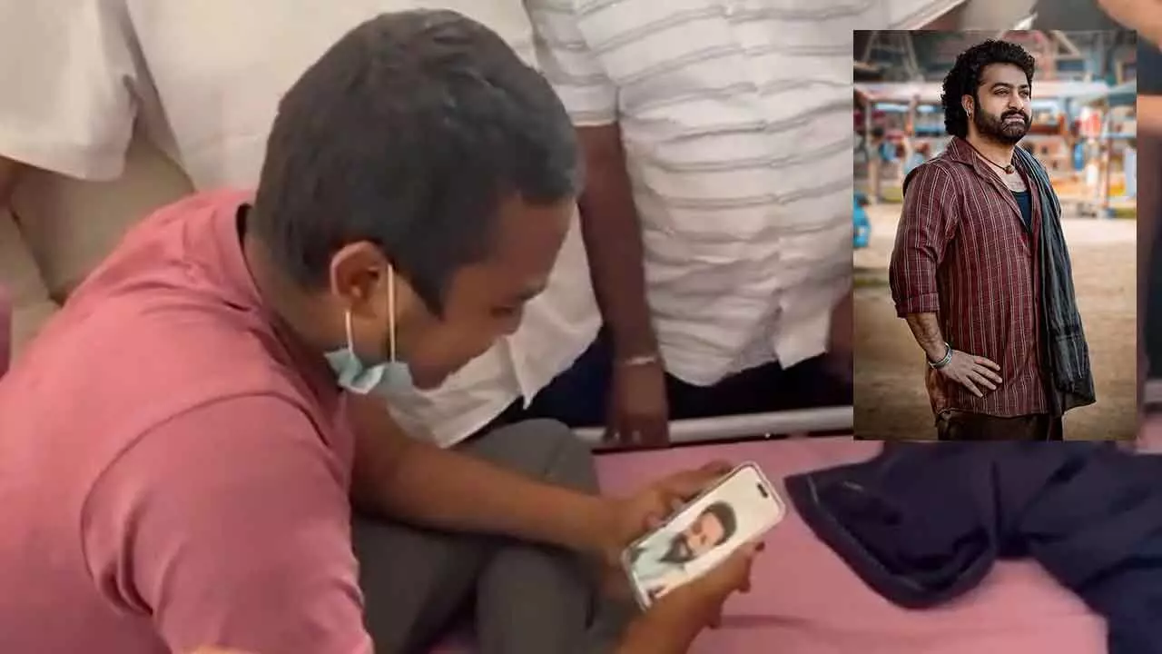 NTR’s heartfelt gesture: Actor connects with terminally ill fan