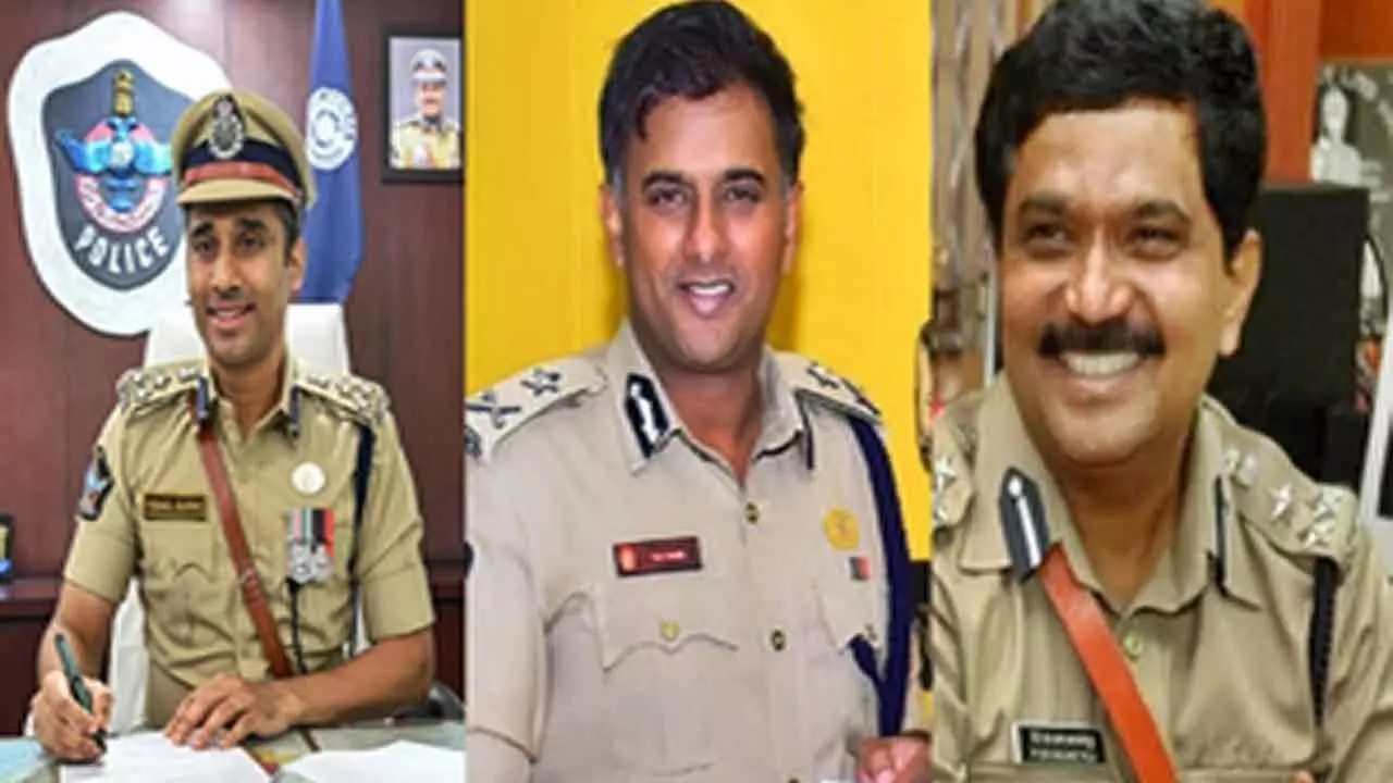 Kadambari Jetwani case three IPS officers suspended