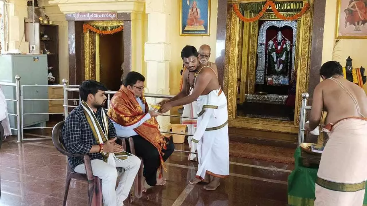 District Collector Badavath Santosh Visits Vattem Venkanna Temple