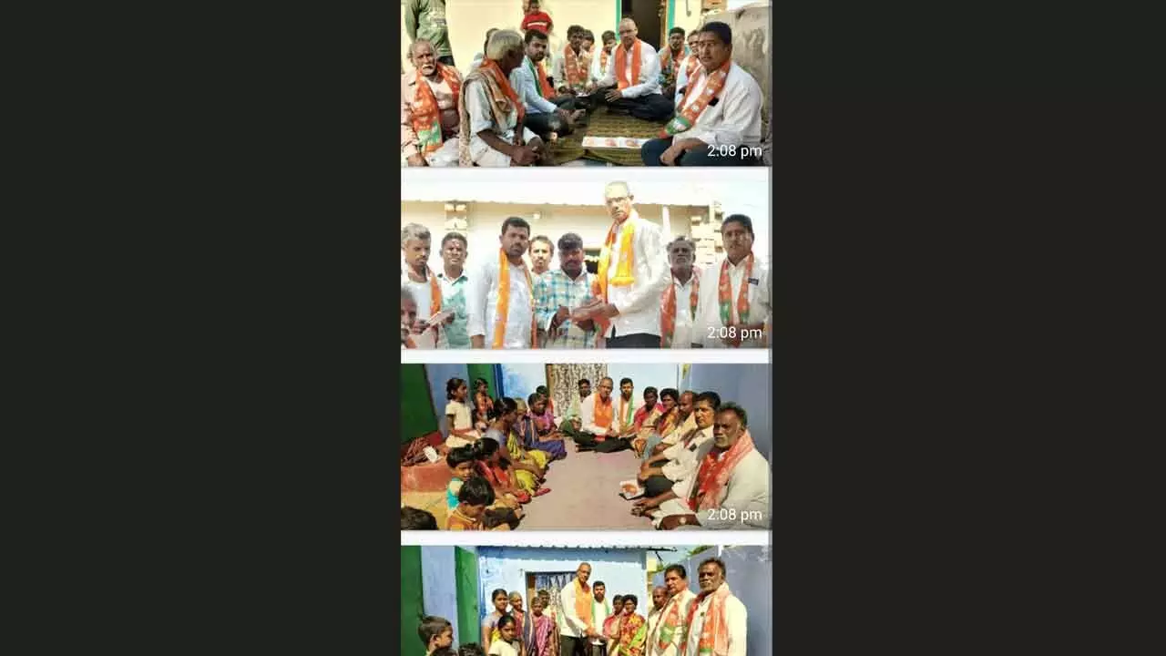 BJP Membership Drive Conducted in Bingidoddi Village under the Leadership of Gopalakrishna